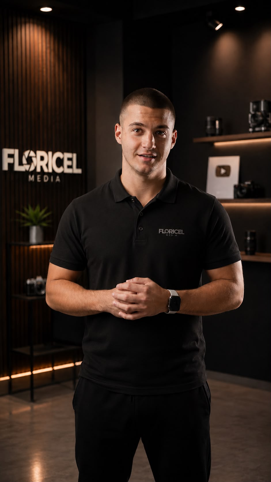 Lucas în studioul Floricel Media