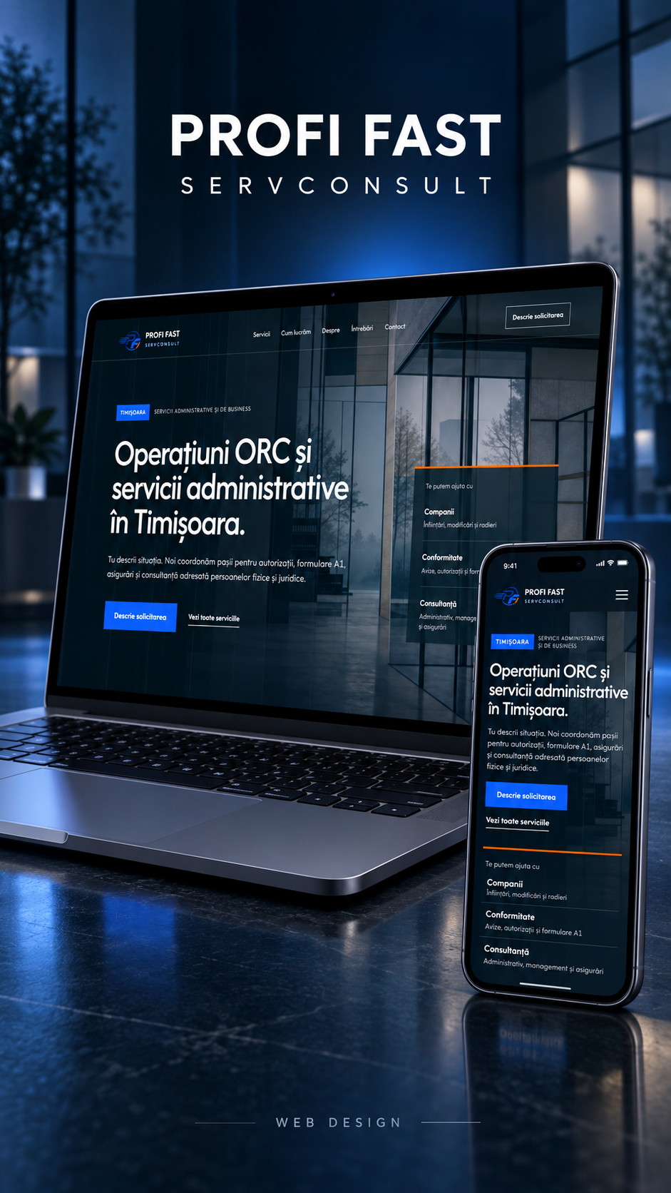 PROFI FAST SERV CONSULT — Web design în Timișoara, Timiș — Floricel Media