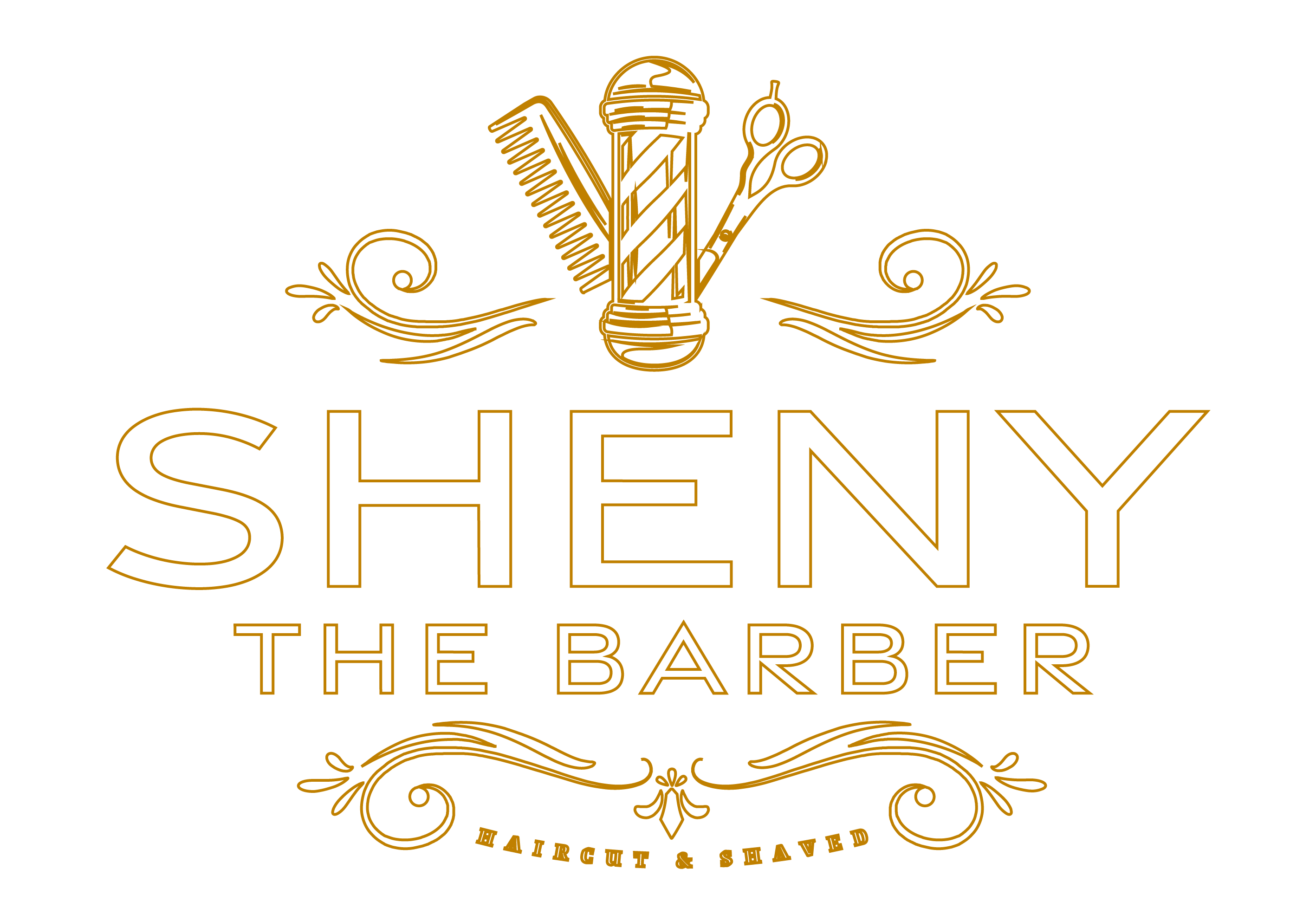 Sheny-The-Barber-logo-vectorial